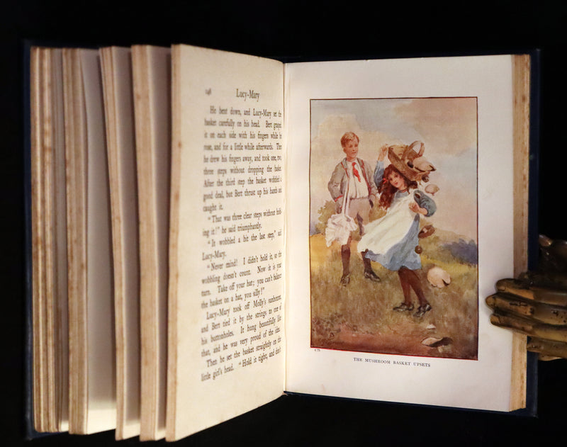 1910 Rare First Edition - Lucy-Mary or The Cobweb Cloak illustrated by Margaret W. Tarrant.
