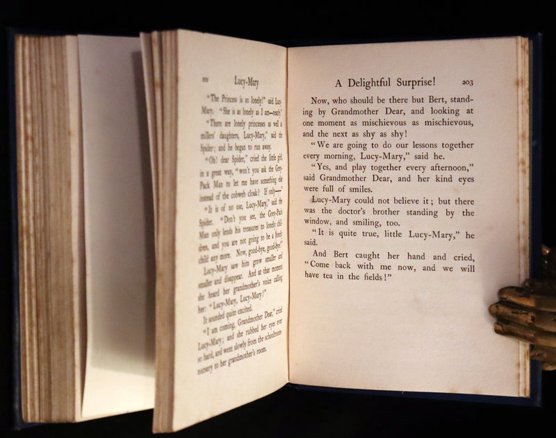 1910 Rare First Edition - Lucy-Mary or The Cobweb Cloak illustrated by Margaret W. Tarrant.