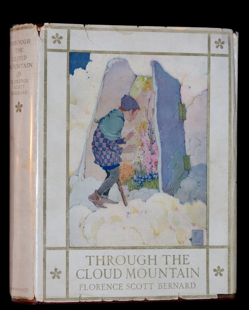 1922 First Edition with Dust jacket - Through the Cloud Mountain Illustrated by Gertrude Kay.