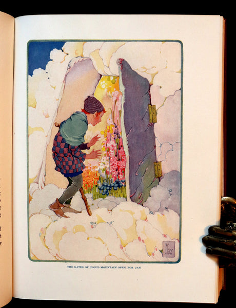 1922 First Edition with Dust jacket - Through the Cloud Mountain Illustrated by Gertrude Kay.