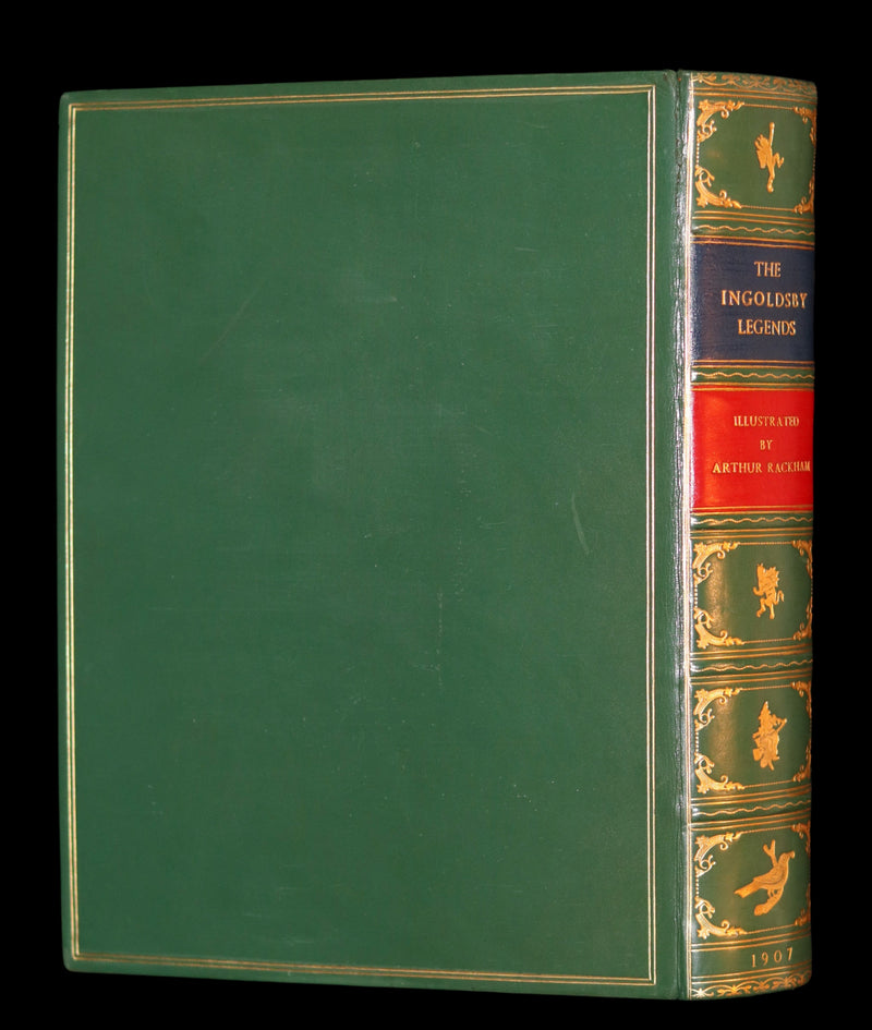 1907 Rare Rackham First Edition bound by Bayntun - The INGOLDSBY LEGENDS or Mirth & Marvels.