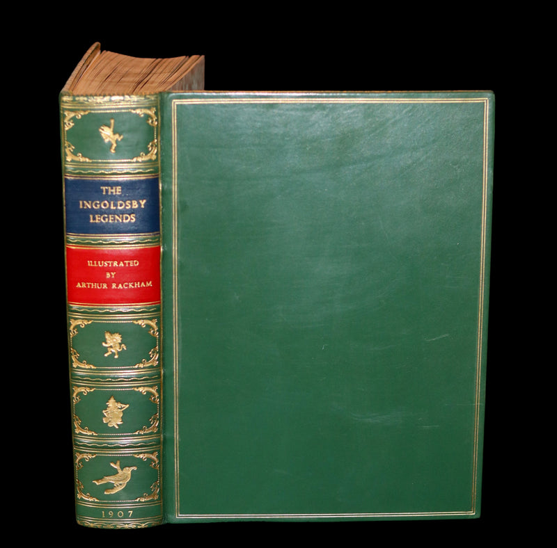1907 Rare Rackham First Edition bound by Bayntun - The INGOLDSBY LEGENDS or Mirth & Marvels.