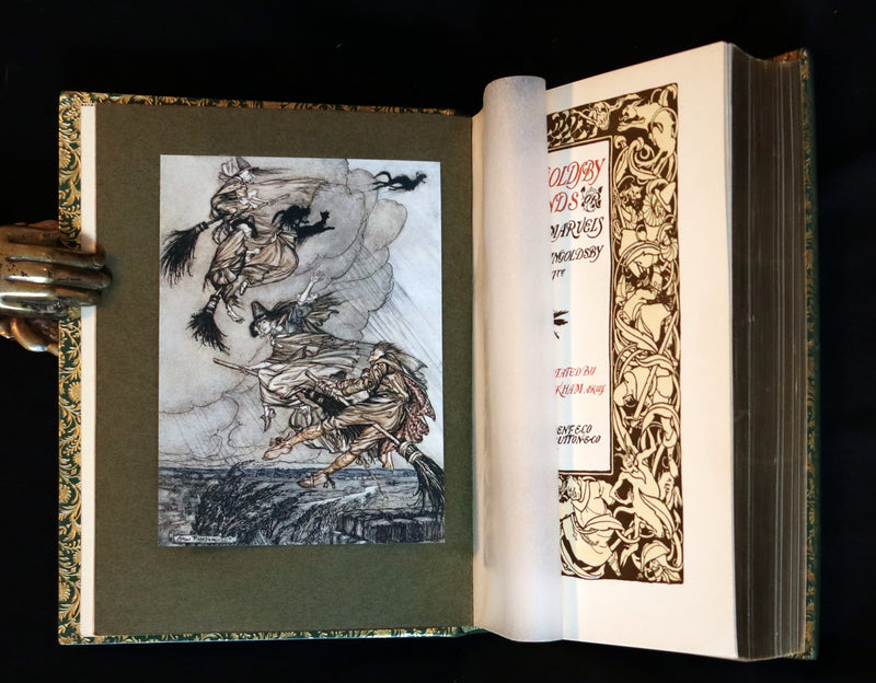 1907 Rare Rackham First Edition bound by Bayntun - The INGOLDSBY LEGENDS or Mirth & Marvels.