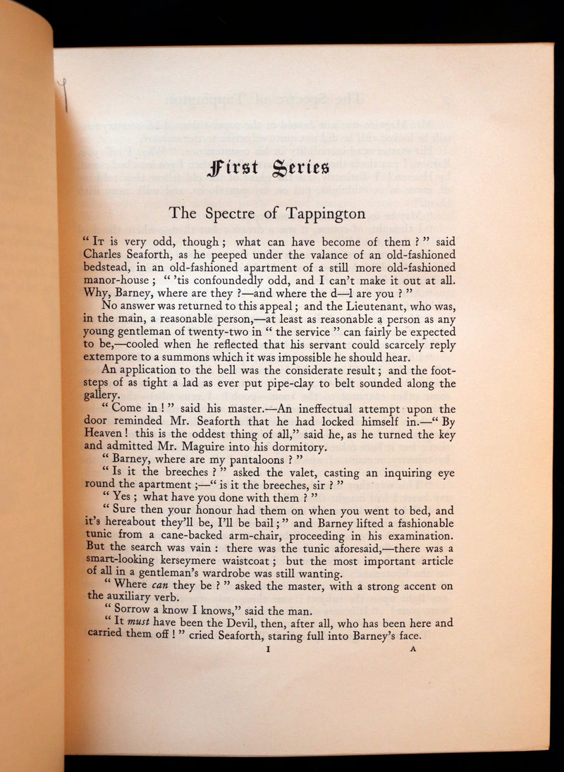 1907 Rare Rackham First Edition bound by Bayntun - The INGOLDSBY LEGENDS or Mirth & Marvels.