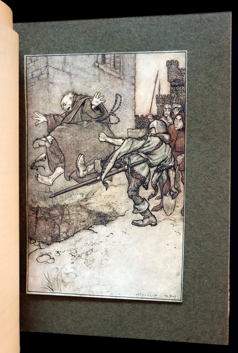 1907 Rare Rackham First Edition bound by Bayntun - The INGOLDSBY LEGENDS or Mirth & Marvels.
