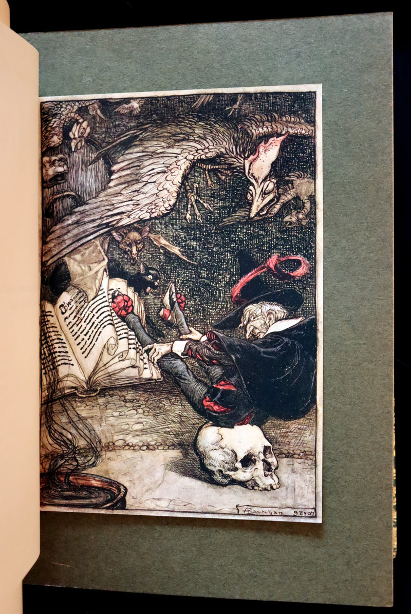 1907 Rare Rackham First Edition bound by Bayntun - The INGOLDSBY LEGENDS or Mirth & Marvels.