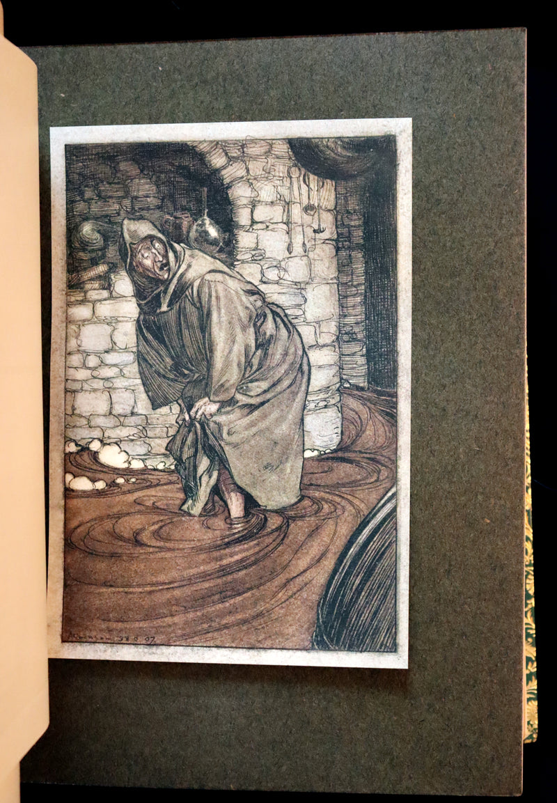 1907 Rare Rackham First Edition bound by Bayntun - The INGOLDSBY LEGENDS or Mirth & Marvels.