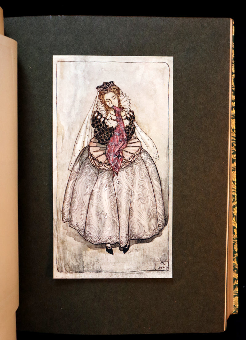1907 Rare Rackham First Edition bound by Bayntun - The INGOLDSBY LEGENDS or Mirth & Marvels.