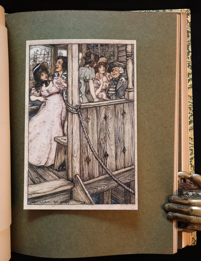 1907 Rare Rackham First Edition bound by Bayntun - The INGOLDSBY LEGENDS or Mirth & Marvels.