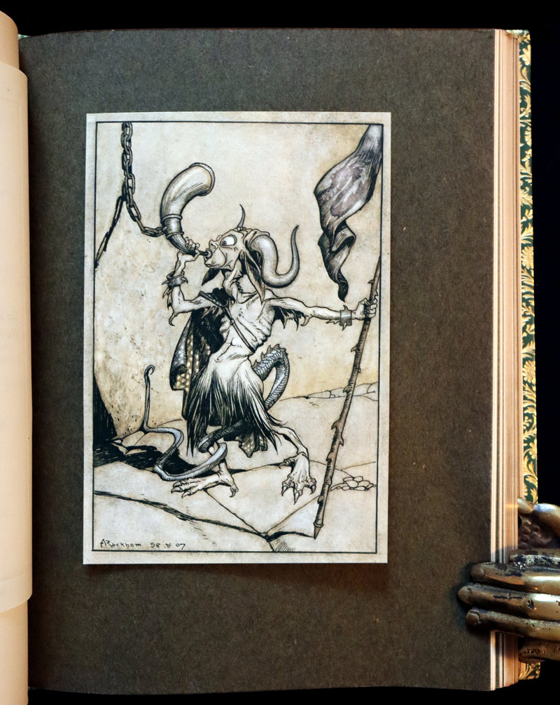 1907 Rare Rackham First Edition bound by Bayntun - The INGOLDSBY LEGENDS or Mirth & Marvels.