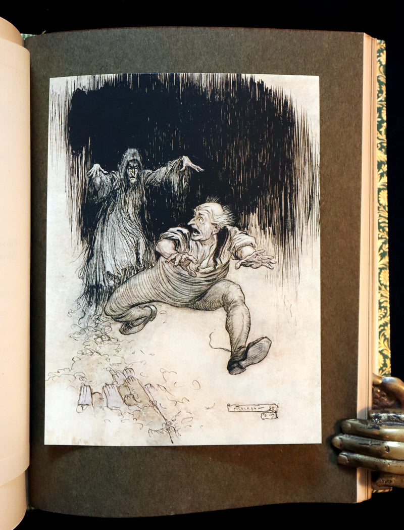 1907 Rare Rackham First Edition bound by Bayntun - The INGOLDSBY LEGENDS or Mirth & Marvels.