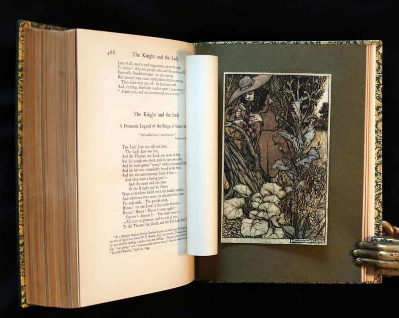 1907 Rare Rackham First Edition bound by Bayntun - The INGOLDSBY LEGENDS or Mirth & Marvels.