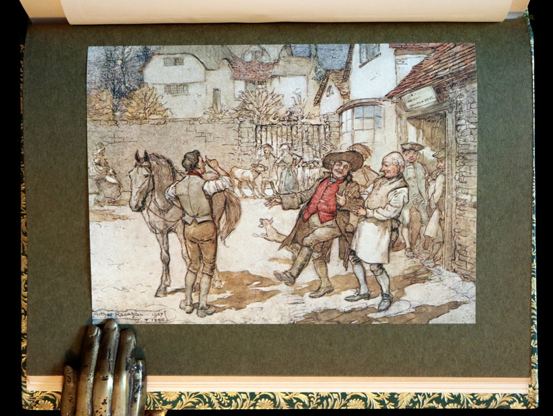 1907 Rare Rackham First Edition bound by Bayntun - The INGOLDSBY LEGENDS or Mirth & Marvels.