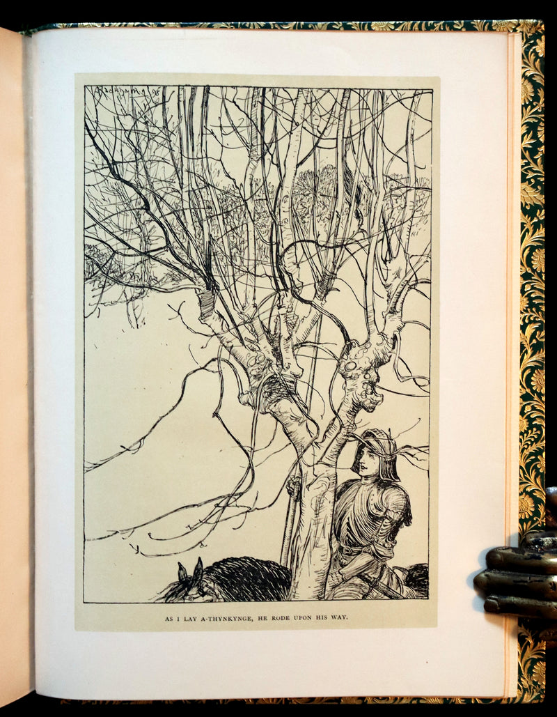 1907 Rare Rackham First Edition bound by Bayntun - The INGOLDSBY LEGENDS or Mirth & Marvels.