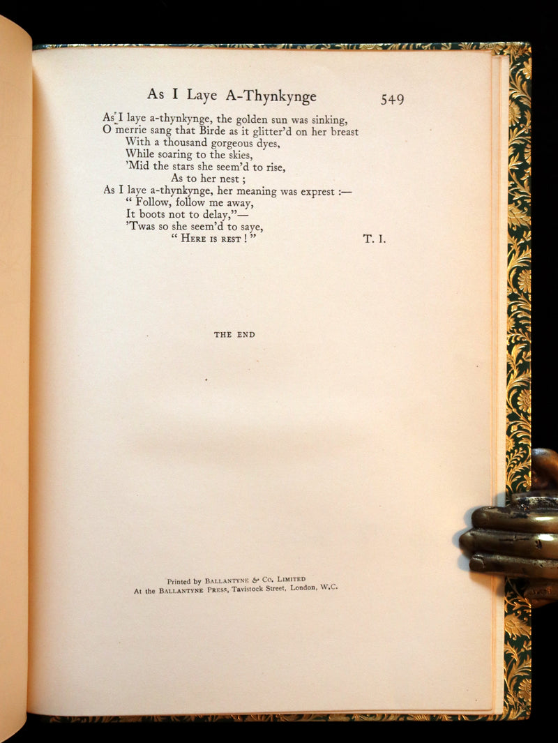 1907 Rare Rackham First Edition bound by Bayntun - The INGOLDSBY LEGENDS or Mirth & Marvels.