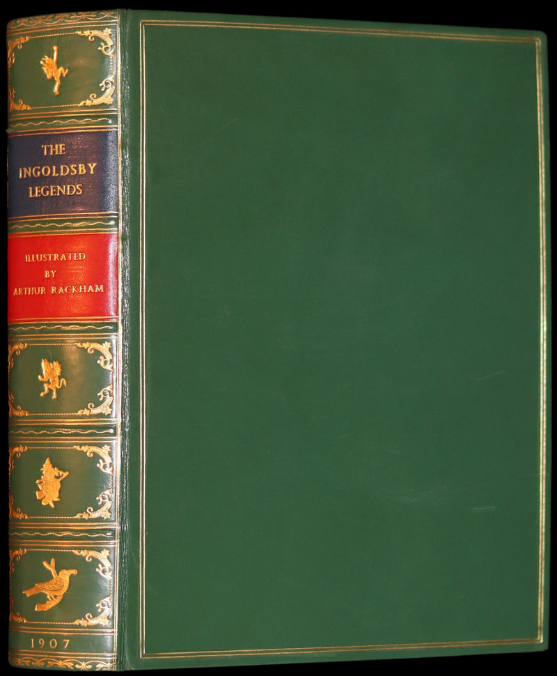 1907 Rare Rackham First Edition bound by Bayntun - The INGOLDSBY LEGENDS or Mirth & Marvels.
