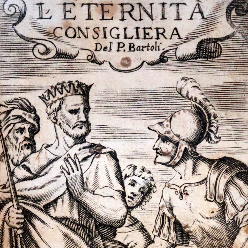 1664 Scarce Italian Vellum Book - Jesuit Daniello Bartoli - L’Eternita Consigliera (Eternity as Counselor).