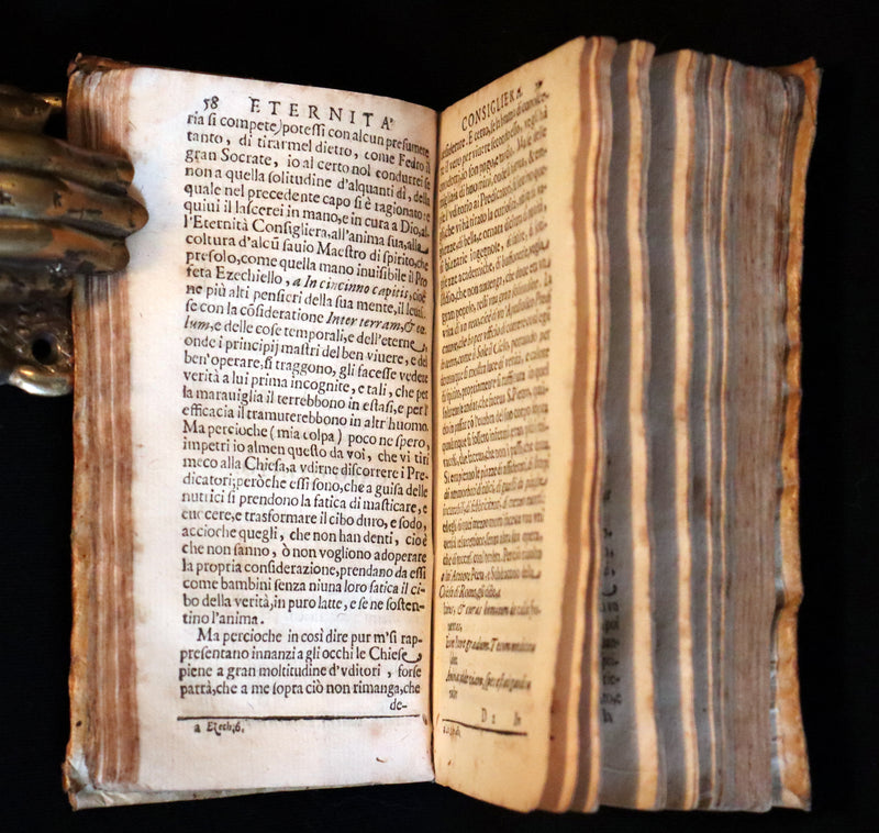 1664 Scarce Italian Vellum Book - Jesuit Daniello Bartoli - L’Eternita Consigliera (Eternity as Counselor).