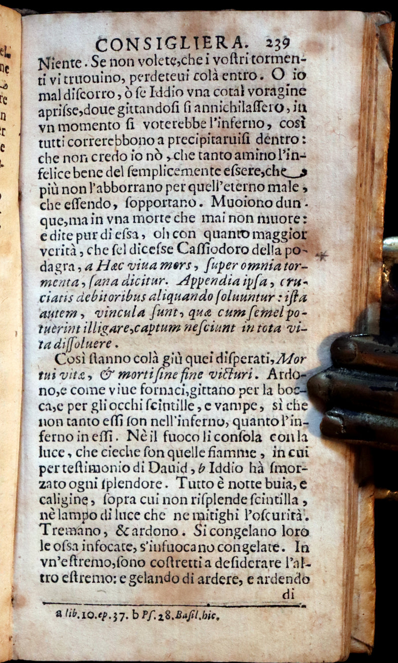 1664 Scarce Italian Vellum Book - Jesuit Daniello Bartoli - L’Eternita Consigliera (Eternity as Counselor).