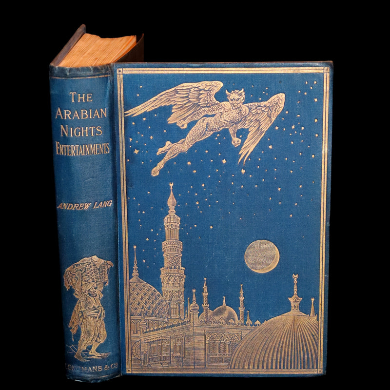 1898 Rare First Edition - THE ARABIAN NIGHTS by Andrew Lang Illustrated by Henry Justice Ford.
