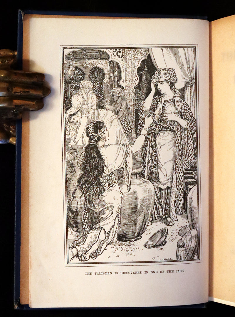 1898 Rare First Edition - THE ARABIAN NIGHTS by Andrew Lang Illustrated by Henry Justice Ford.