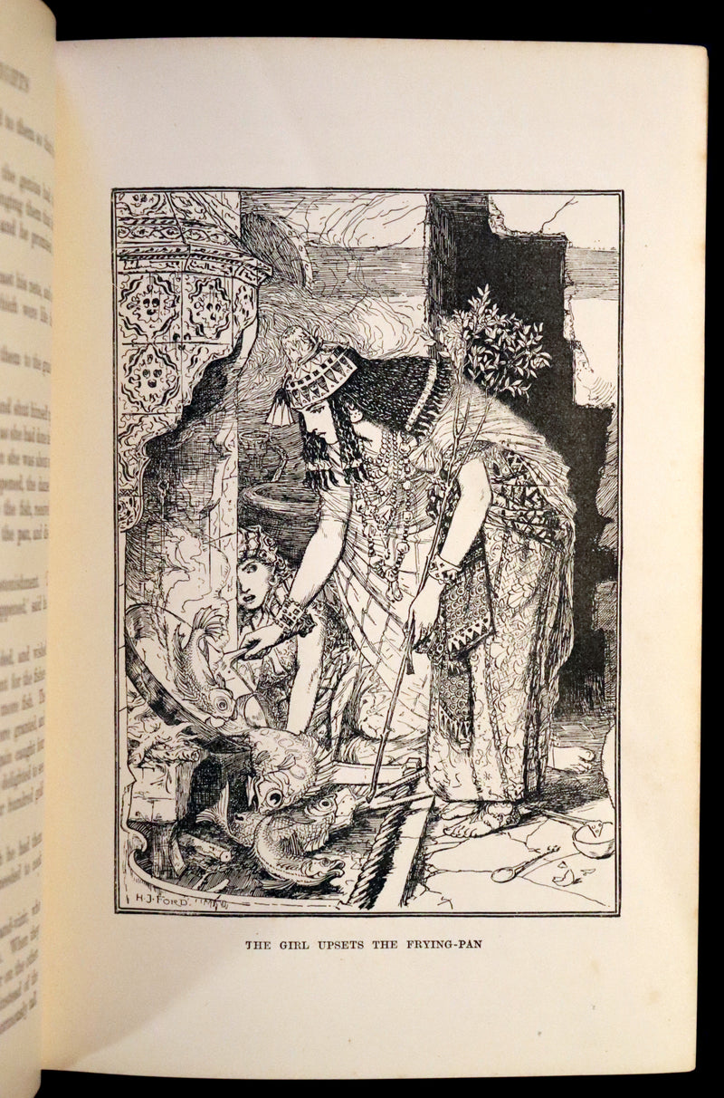 1898 Rare First Edition - THE ARABIAN NIGHTS by Andrew Lang Illustrated by Henry Justice Ford.