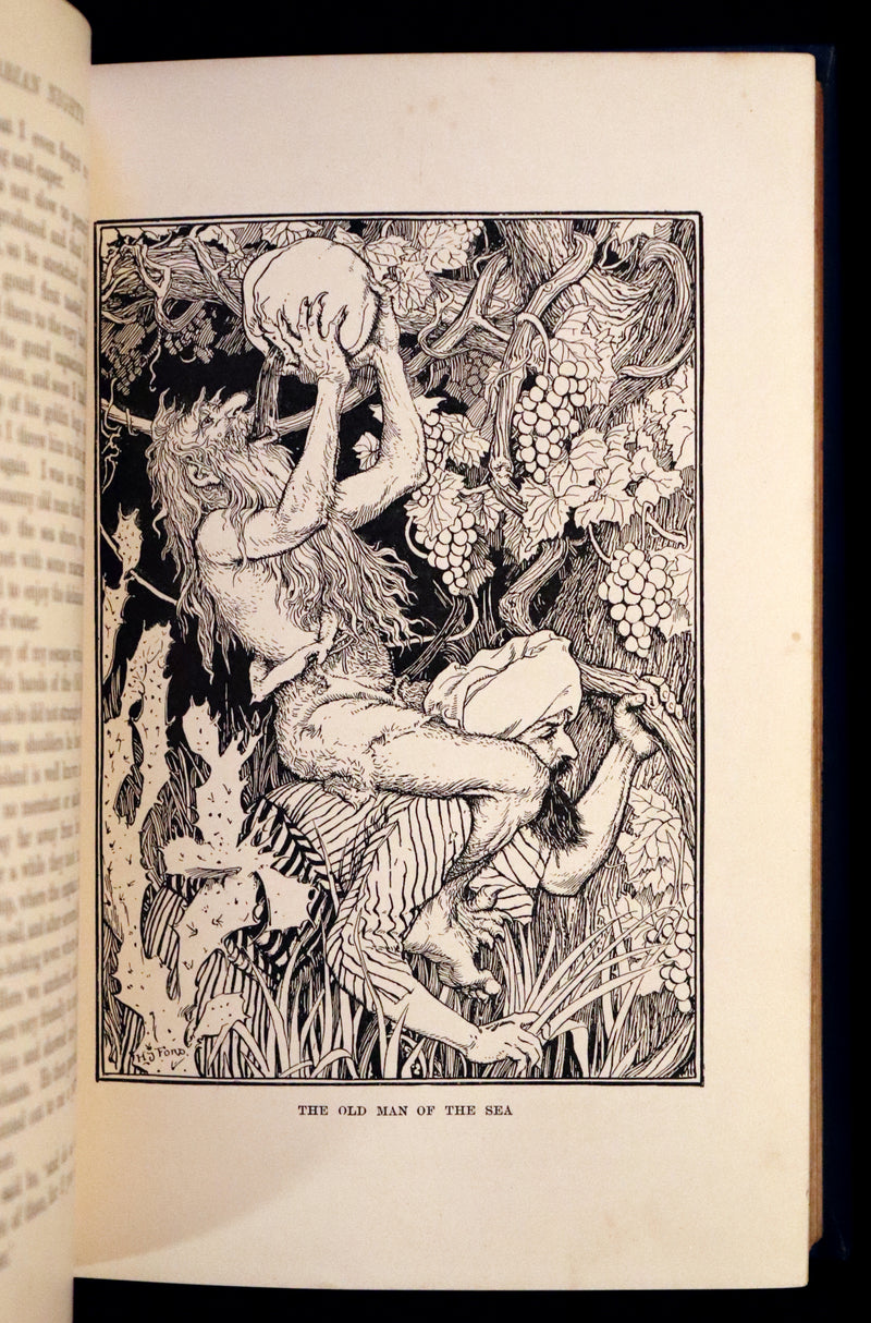 1898 Rare First Edition - THE ARABIAN NIGHTS by Andrew Lang Illustrated by Henry Justice Ford.