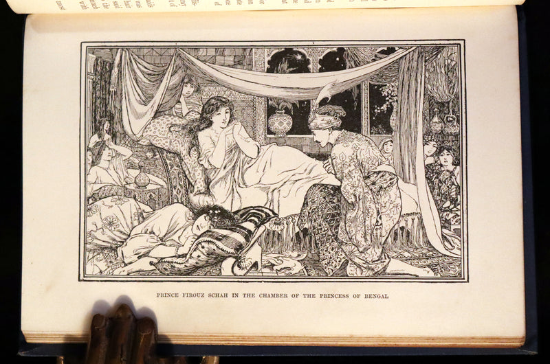 1898 Rare First Edition - THE ARABIAN NIGHTS by Andrew Lang Illustrated by Henry Justice Ford.