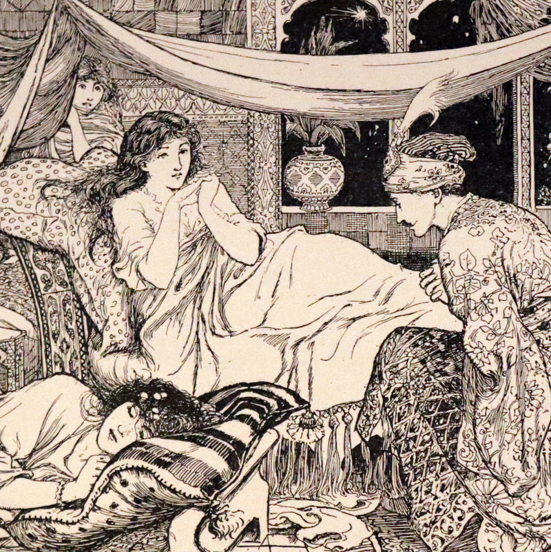 1898 Rare First Edition - THE ARABIAN NIGHTS by Andrew Lang Illustrated by Henry Justice Ford.