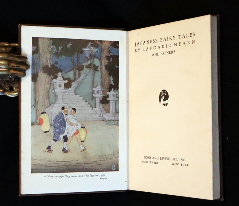 1924 Rare Book - Japanese Fairy Tales by Lafcadio Hearn. Illustrated by Gertrude Kay.