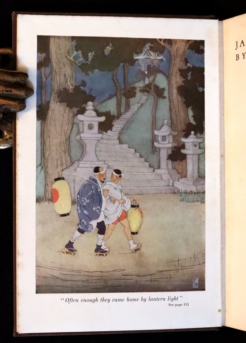 1924 Rare Book - Japanese Fairy Tales by Lafcadio Hearn. Illustrated by Gertrude Kay.
