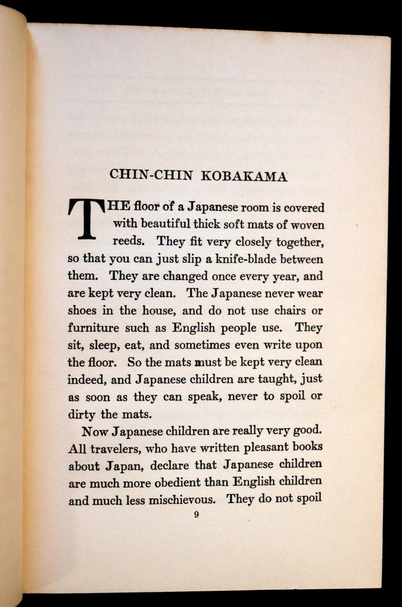 1924 Rare Book - Japanese Fairy Tales by Lafcadio Hearn. Illustrated by Gertrude Kay.