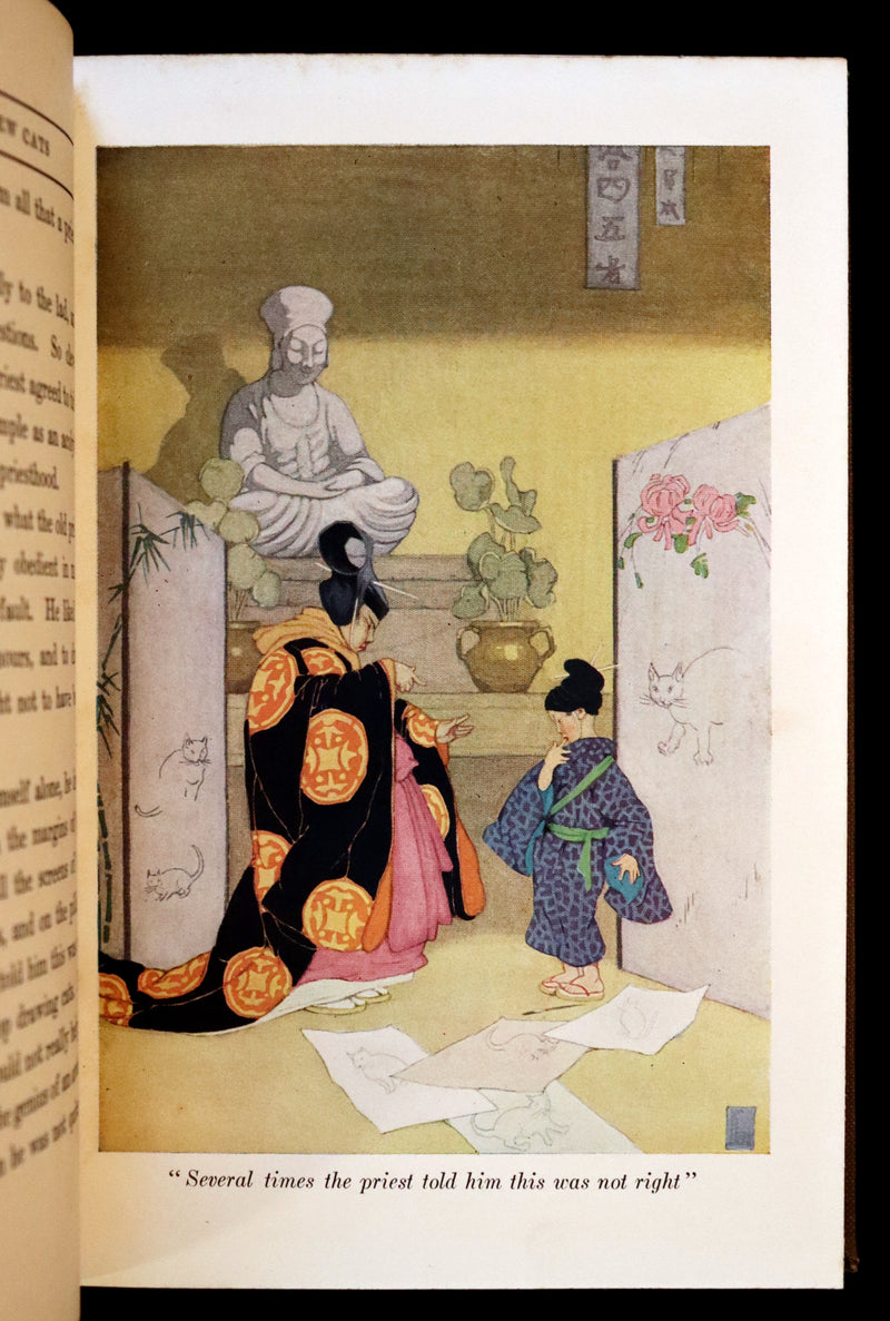 1924 Rare Book - Japanese Fairy Tales by Lafcadio Hearn. Illustrated by Gertrude Kay.