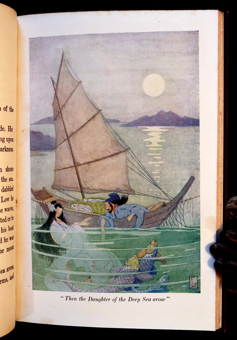 1924 Rare Book - Japanese Fairy Tales by Lafcadio Hearn. Illustrated by Gertrude Kay.