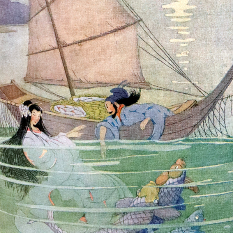 1924 Rare Book - Japanese Fairy Tales by Lafcadio Hearn. Illustrated by Gertrude Kay.