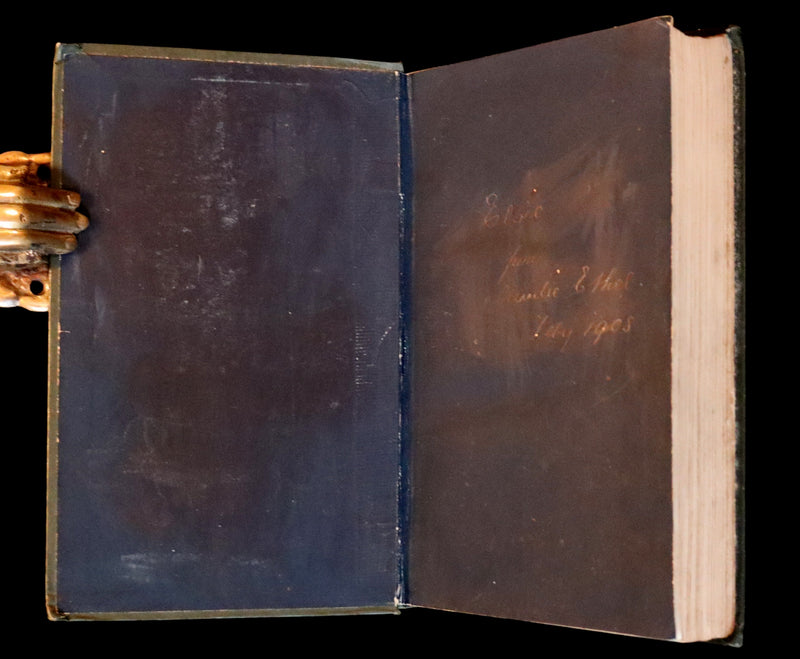 1890 Rare Victorian Book - Hans Christian Andersen's FAIRY TALES with 100 illustrations.