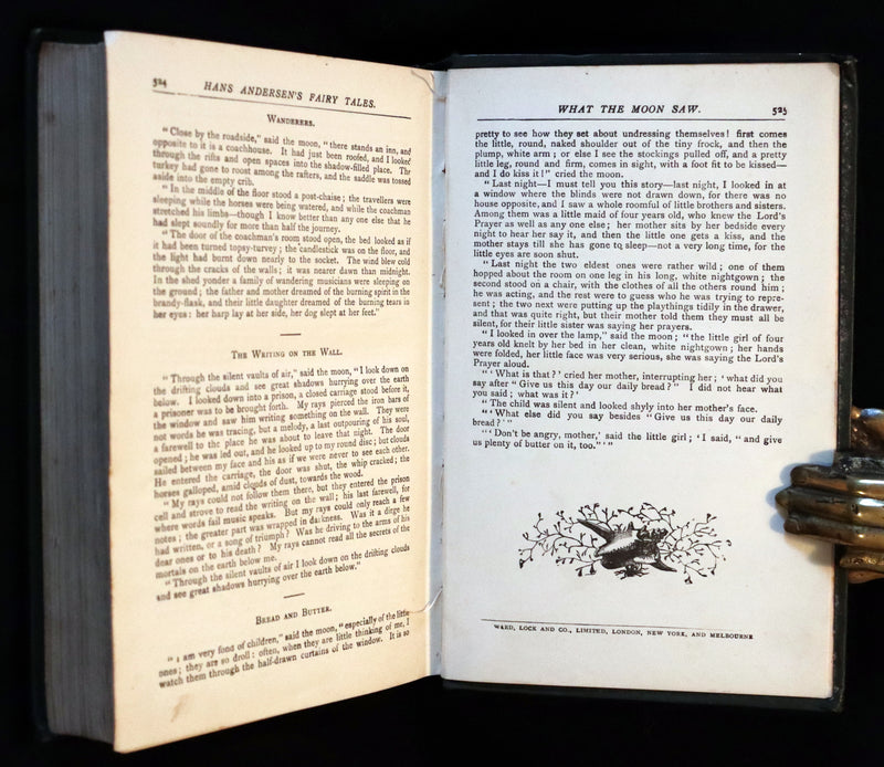 1890 Rare Victorian Book - Hans Christian Andersen's FAIRY TALES with 100 illustrations.
