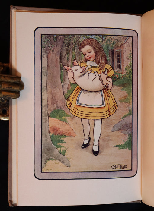 1904 Rare Book - Alice's Adventures In Wonderland. First Edition illustrated by Maria L. Kirk.