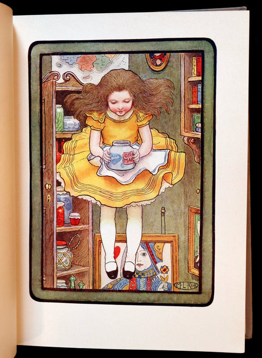 1904 Rare Book - Alice's Adventures In Wonderland. First Edition illustrated by Maria L. Kirk.