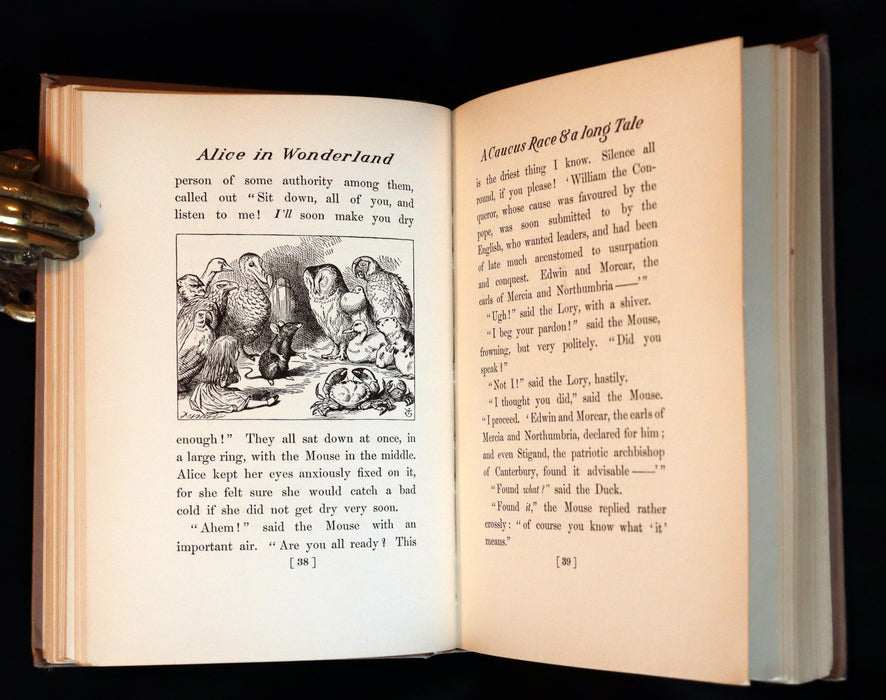 1904 Rare Book - Alice's Adventures In Wonderland. First Edition illustrated by Maria L. Kirk.