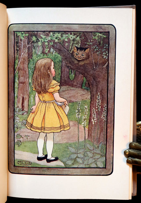 1904 Rare Book - Alice's Adventures In Wonderland. First Edition illustrated by Maria L. Kirk.