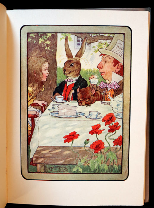 1904 Rare Book - Alice's Adventures In Wonderland. First Edition illustrated by Maria L. Kirk.