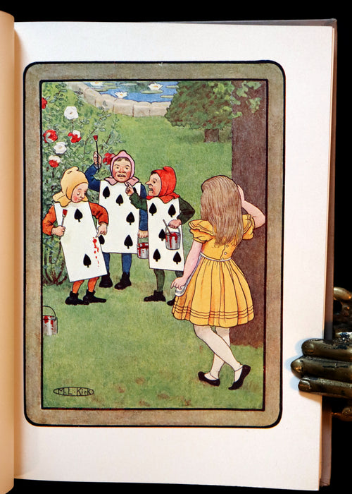 1904 Rare Book - Alice's Adventures In Wonderland. First Edition illustrated by Maria L. Kirk.