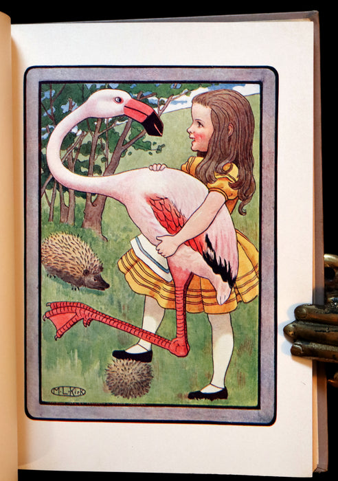 1904 Rare Book - Alice's Adventures In Wonderland. First Edition illustrated by Maria L. Kirk.