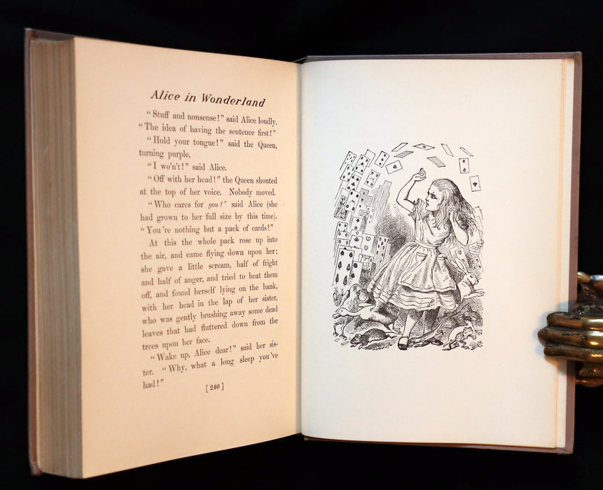 1904 Rare Book - Alice's Adventures In Wonderland. First Edition illustrated by Maria L. Kirk.