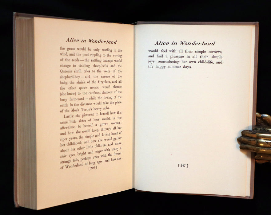 1904 Rare Book - Alice's Adventures In Wonderland. First Edition illustrated by Maria L. Kirk.