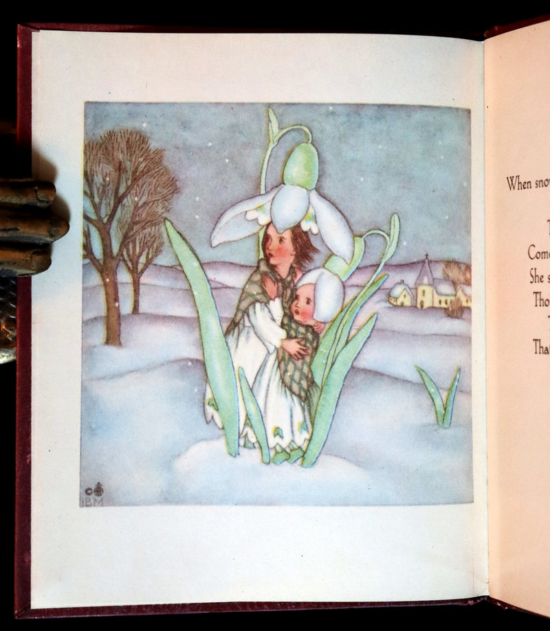 1946 Scarce First English Edition - The FLOWER BOOK illustrated by Ida Bohatta Morpurgo.