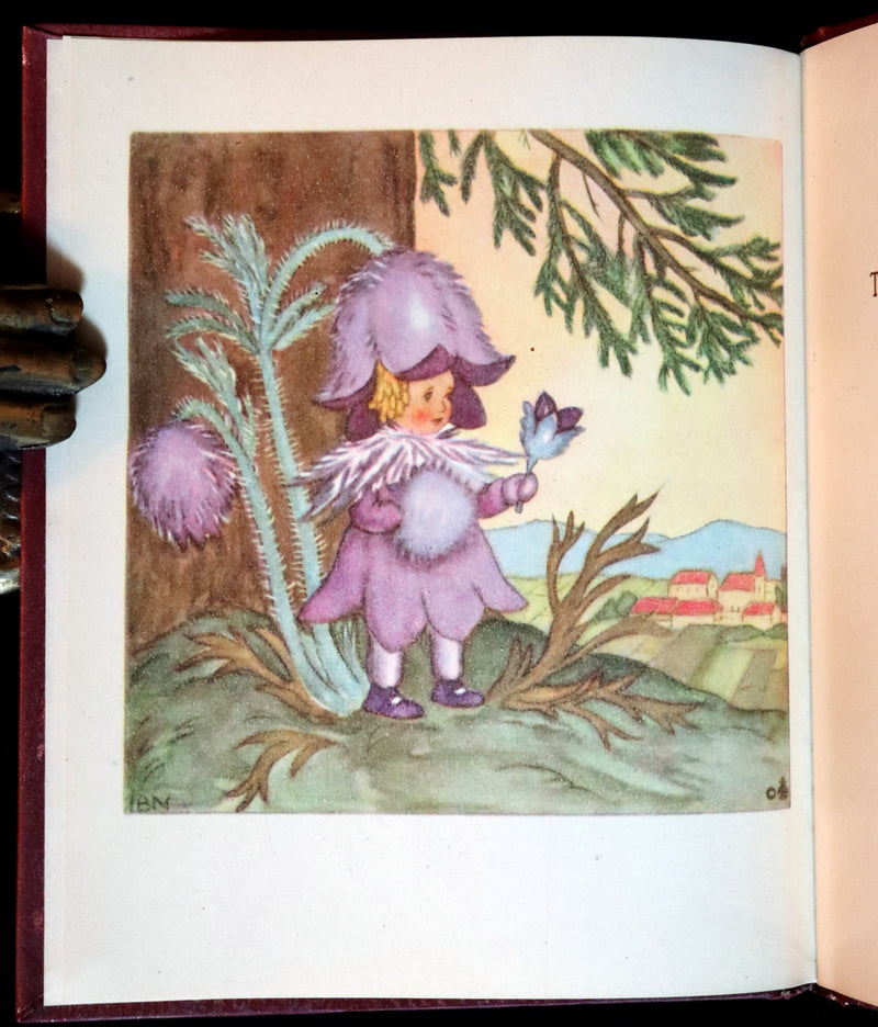 1946 Scarce First English Edition - The FLOWER BOOK illustrated by Ida Bohatta Morpurgo.