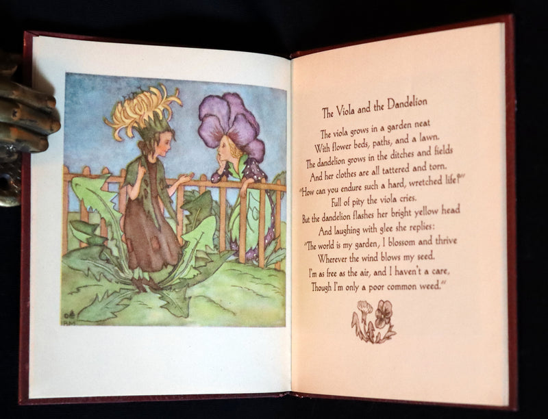 1946 Scarce First English Edition - The FLOWER BOOK illustrated by Ida Bohatta Morpurgo.