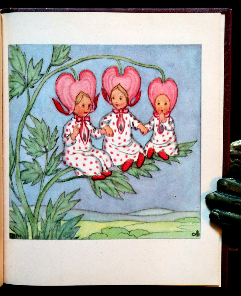 1946 Scarce First English Edition - The FLOWER BOOK illustrated by Ida Bohatta Morpurgo.